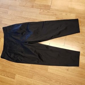 Tibi black satin pants sz 10